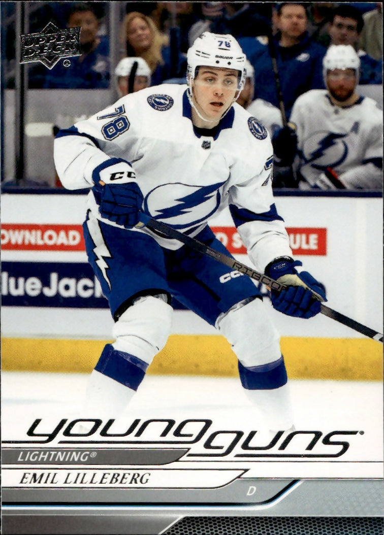 2024-25 Upper Deck Series 1 Hockey - Base - Young Guns #241 Emil Lilleberg - Tampa Bay Lightning - A