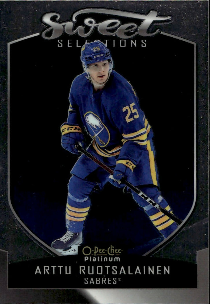 2021-22 Upper Deck O-Pee-Chee Platinum - Sweet Selections #S-12 Arttu Ruotsalainen - Buffalo Sabres - A