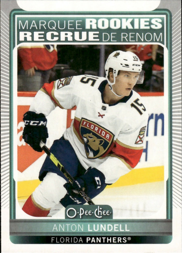 2021-22 Upper Deck Series 2 - O-Pee-Chee Update #620 Anton Lundell - Florida Panthers - A