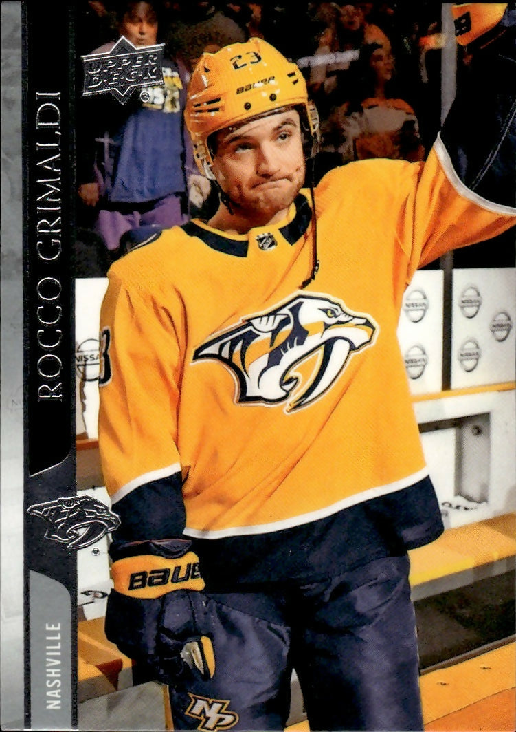 2020-21 Upper Deck Series 1 Hockey #105 Rocco Grimaldi - Nashville Predators