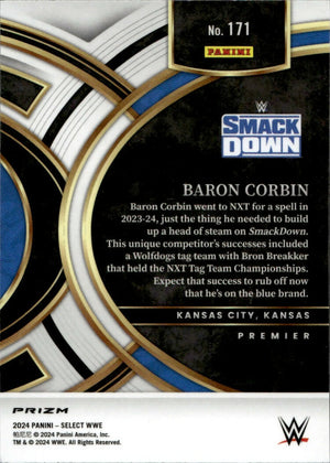2024 Panini Select WWE - Premier - Prizm #171 Baron Corbin - B