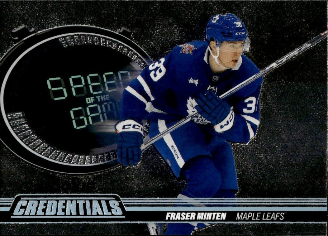 2023-24 Upper Deck Credentials - Speed of the Game Stars #SGR13 Fraser Minton - Toronto Maple Leafs - A