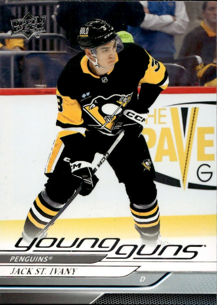 2024-25 Upper Deck Series 1 Hockey - Base - Young Guns #234 Jack St. Ivany - Pittsburgh Penguins - A