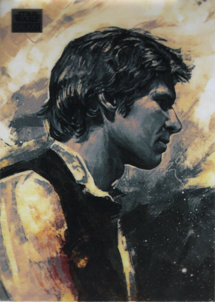 2024 Topps Star Wars Galaxy Chrome - Base #84 Han Solo - A