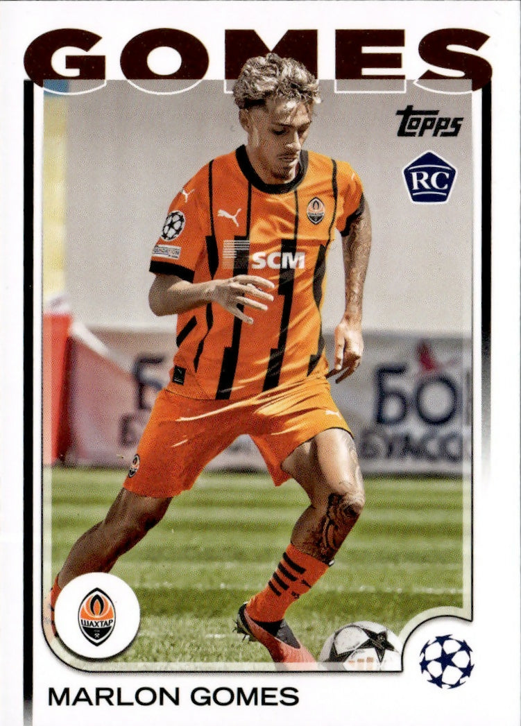 2024-25 Topps UEFA Club Competitions - Base #30 Marlon Gomes - FC Shakhtar Donetsk - A