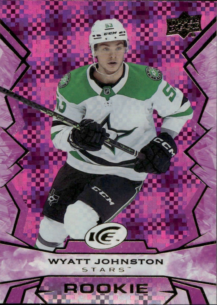 2022-23 Upper Deck Ice Hockey - Base - Pink #109 Wyatt Johnston - Dallas Stars - A