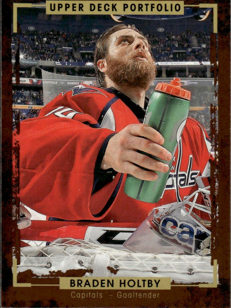 2015-16 Upper Deck Portfolio Hockey - Base #173 Braden Holtby - Washington Capitals