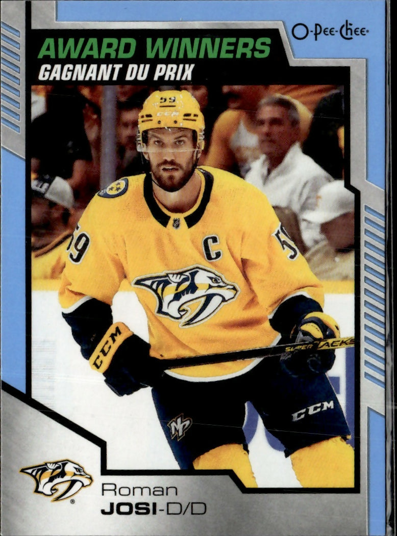 2020-21 Upper Deck 2020-21 O-Pee-Chee Update Blue #605 Roman Josi Nashville Predators