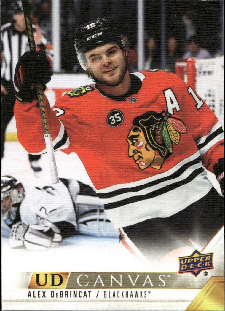 2022-23 Upper Deck Series 1 Hockey - UD Canvas #C19 Alex DeBrincat - Chicago Blackhawks - A