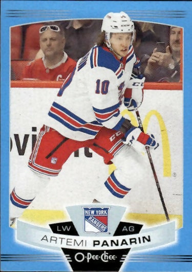 2019-20 Upper Deck O-Pee-Chee Hockey - Base - Blue #610 Artemi Panarin - New York Rangers