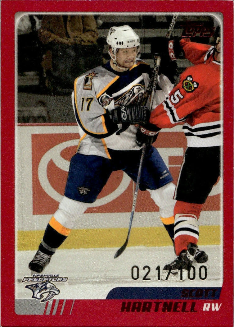 2003-04 O-Pee-Chee - Base - Red :100 #113 Scott Hartnell - Nashville Predators - A