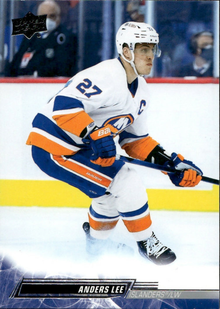 2022-23 Upper Deck Series 2 Hockey - Base #362 Anders lee - New York Islanders - A