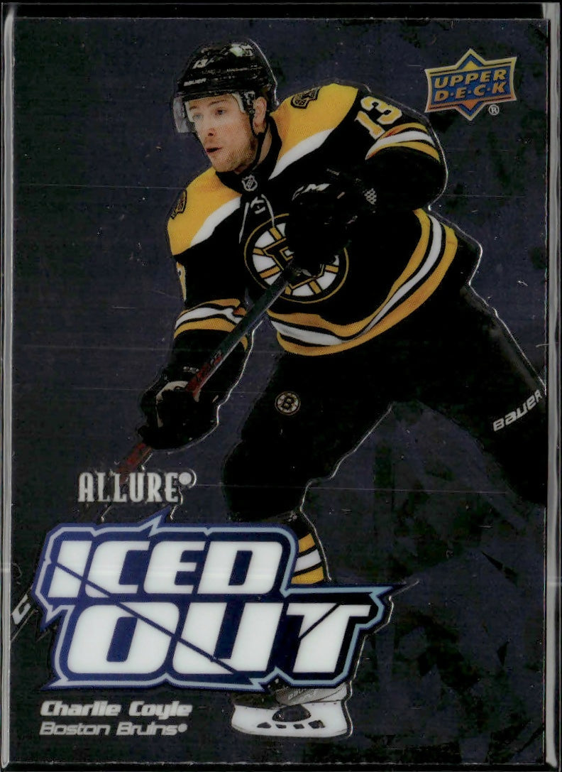 2022-23 Upper Deck Allure Hockey - Iced Out #IO-24 Charlie Coyle - Boston Bruins - A