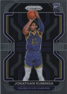 2021-22 Panini Prizm Basketball - Base - Rookie # 307 Jonathan Kuminga - Golden State Warriors