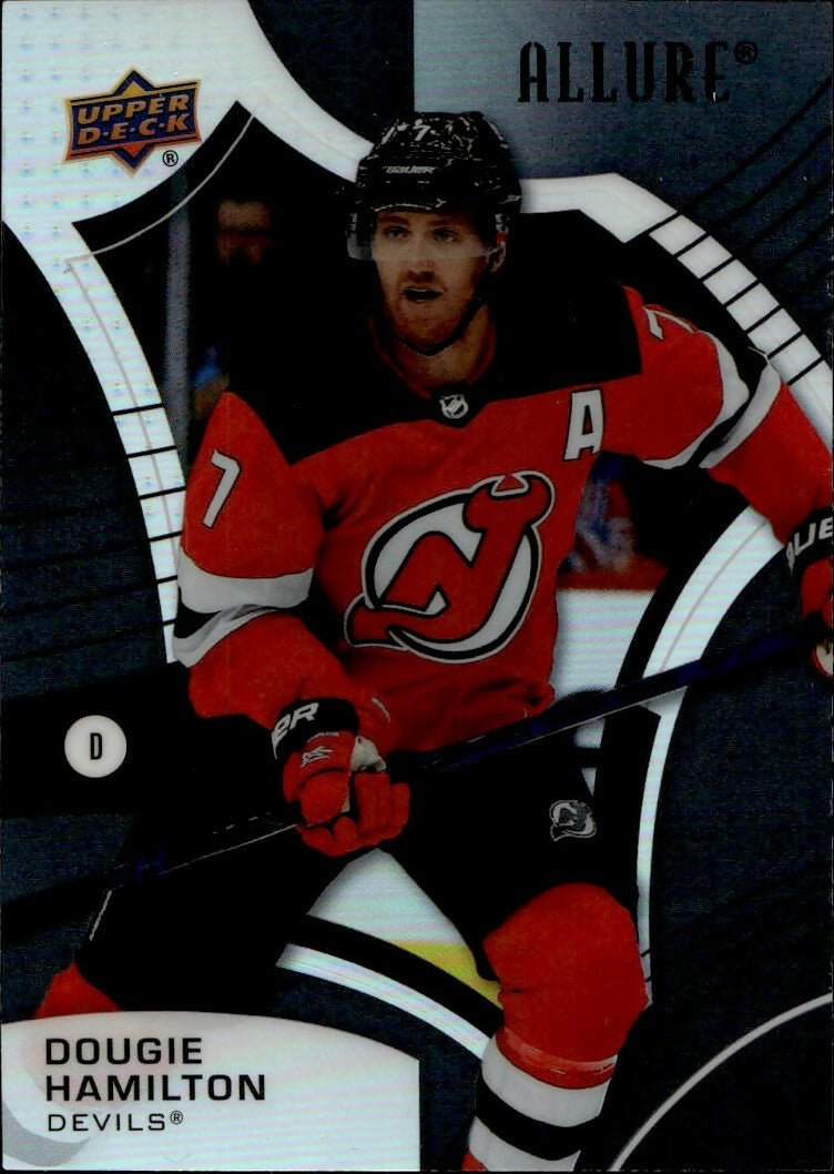 2021-22 Upper Deck Allure Hockey - Base - Black Rainbow #23 Dougie Hamilton - New Jersey Devils - A