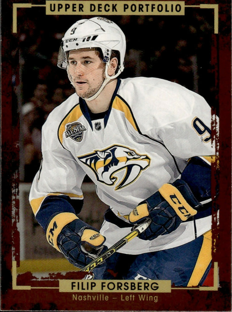 2015-16 Upper Deck Portfolio Hockey - Base #48 Filip Forsberg - Nashville Predators