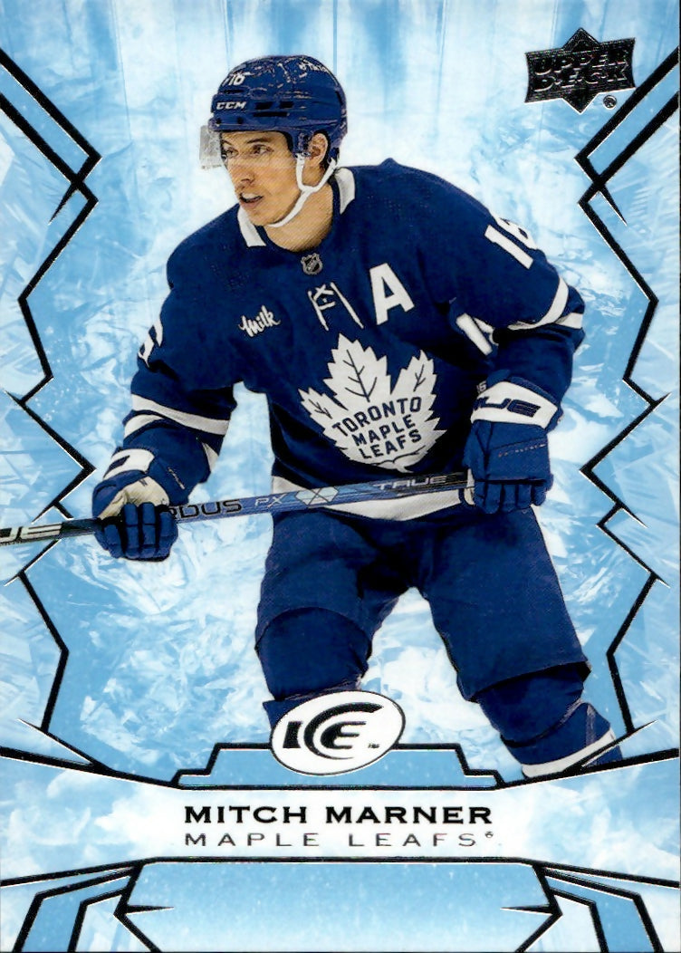 2022-23 Upper Deck Ice Hockey - Base #8 Mitch Marner - Toronto Maple Leafs - A