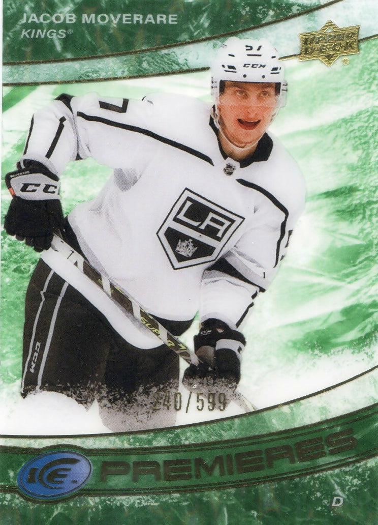2022-23 Upper Deck Ice Hockey - Ice Premiers :599 #194 Jacob Moverare - Los Angeles Kings - A