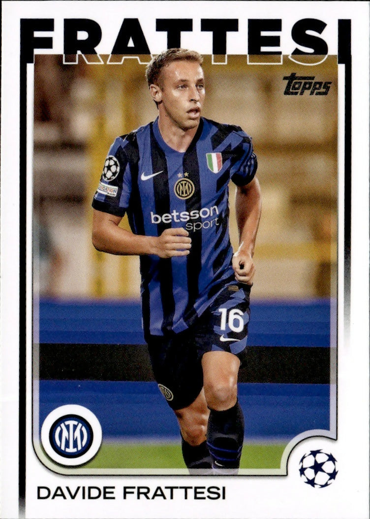 2024-25 Topps UEFA Club Competitions - Base #195 Davide Frattesi - FC Internazionale Milano - A