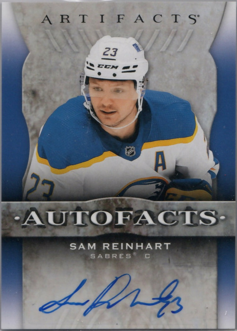 2021-22 Upper Deck Artifacts Hockey - AutoFacts #AF-SR Sam Reinhart - Buffalo Sabres - A