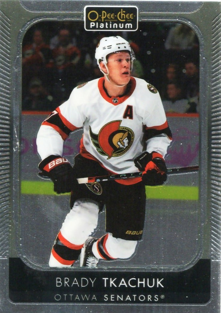 2021-22 Upper Deck O-Pee-Chee Platinum Hockey - Base #139 Brady Tkachuk - Ottawa Senators - A