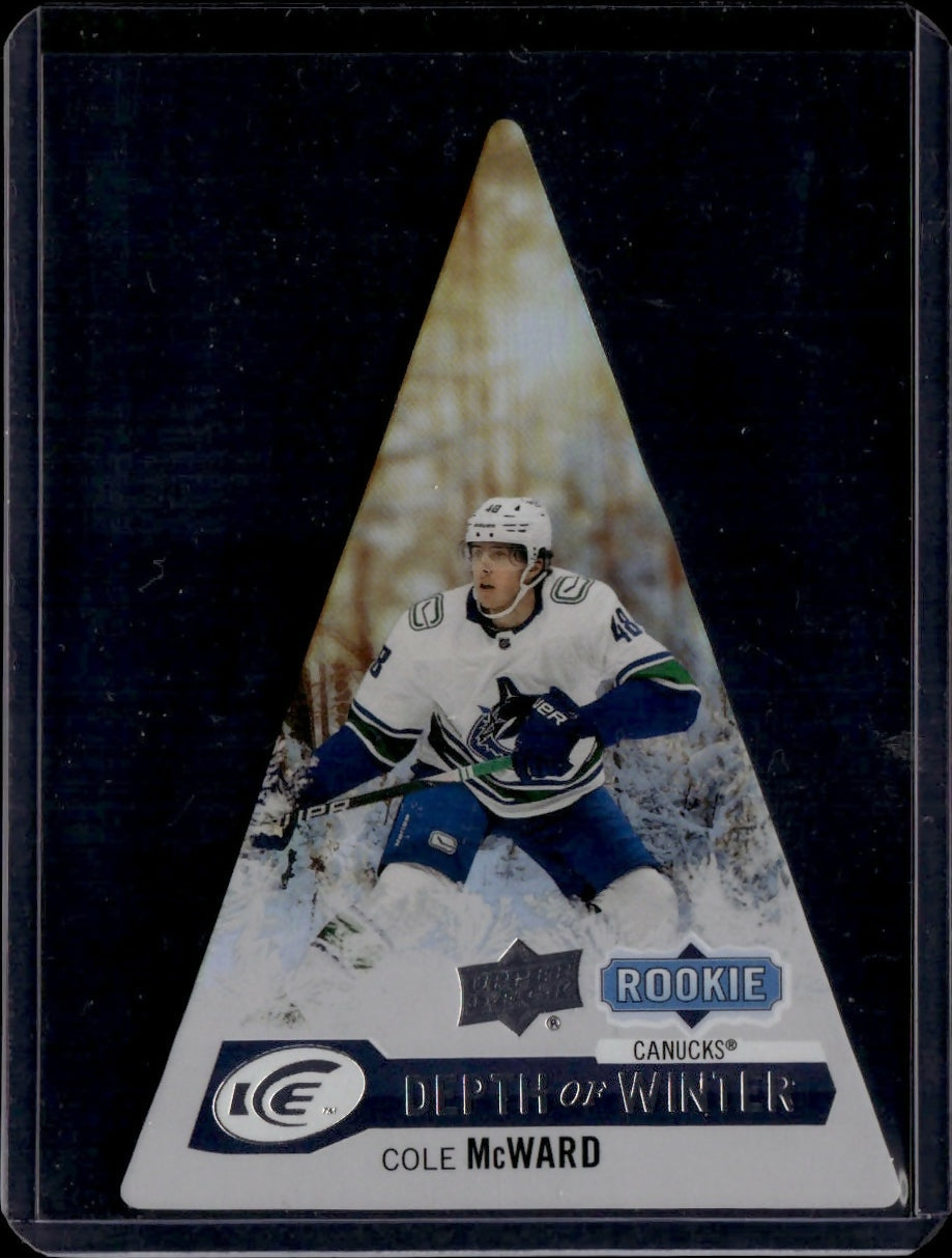 2023-24 Upper Deck Ice Hockey - Depth Of Winter #DW-52 Cole McWard - Vancouver Canucks - A
