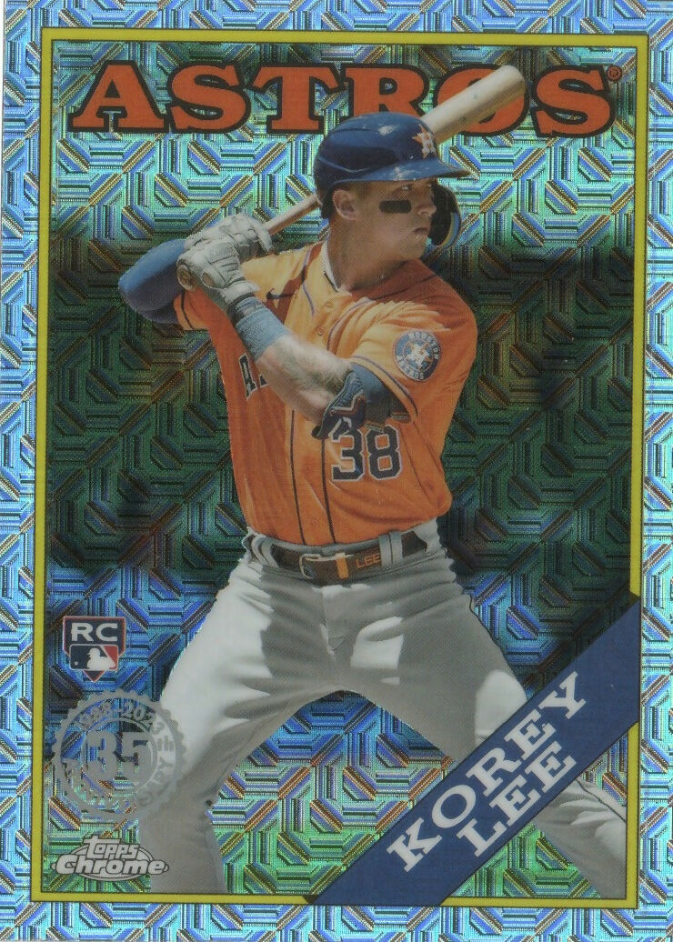2023 Topps Series 1 Baseball - 1988 Topps Chrome Silver Pack #T88C-25 Korey Lee - Houston Astros - A