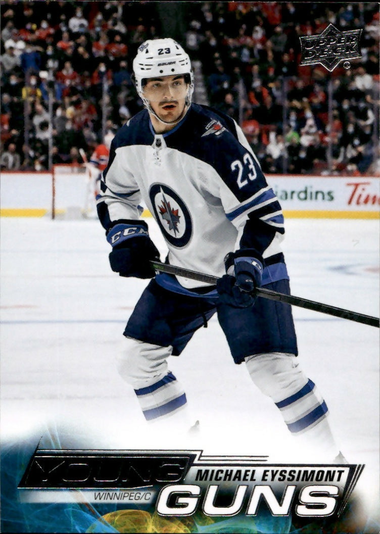 2022-23 Upper Deck Series 2 Hockey - Base - Young Guns #457 Michael Eyssimont - Winnipeg Jets - A