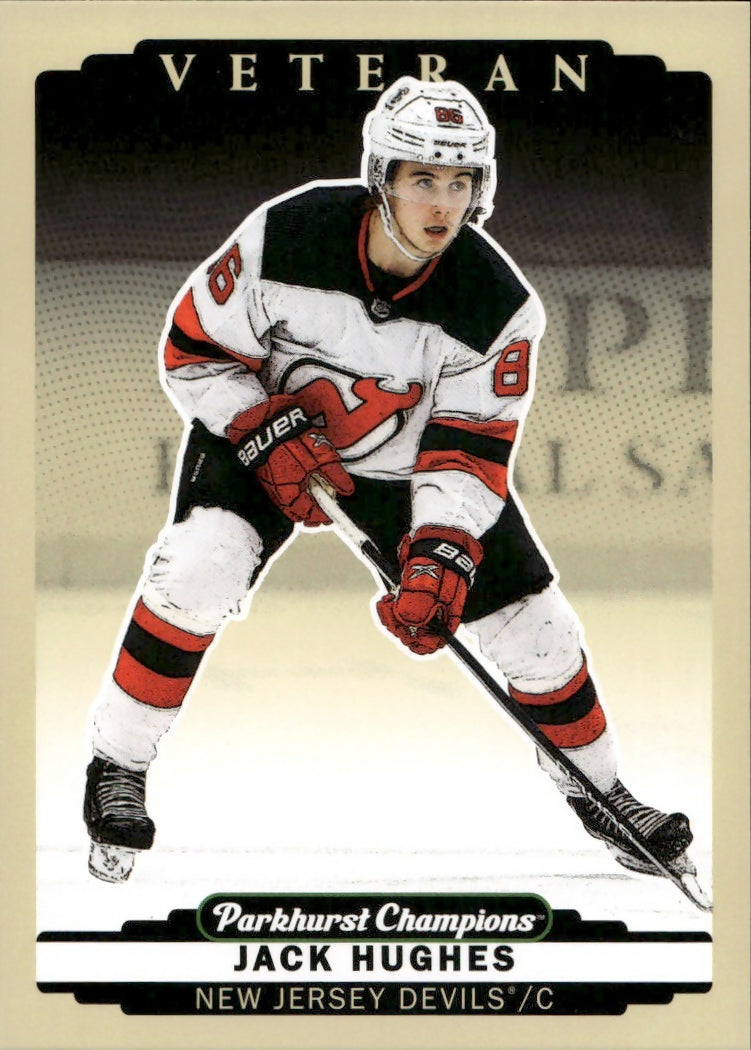 2022-23 Upper Deck Parkhurst Champions - Base #169 Jack Hughes - New Jersey Devils - A