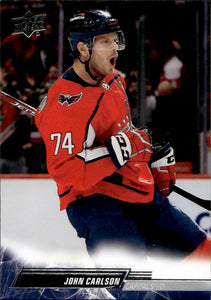 2022-23 Upper Deck Series 1 Hockey - Base #187 John Carlson - Washington Capitals - A