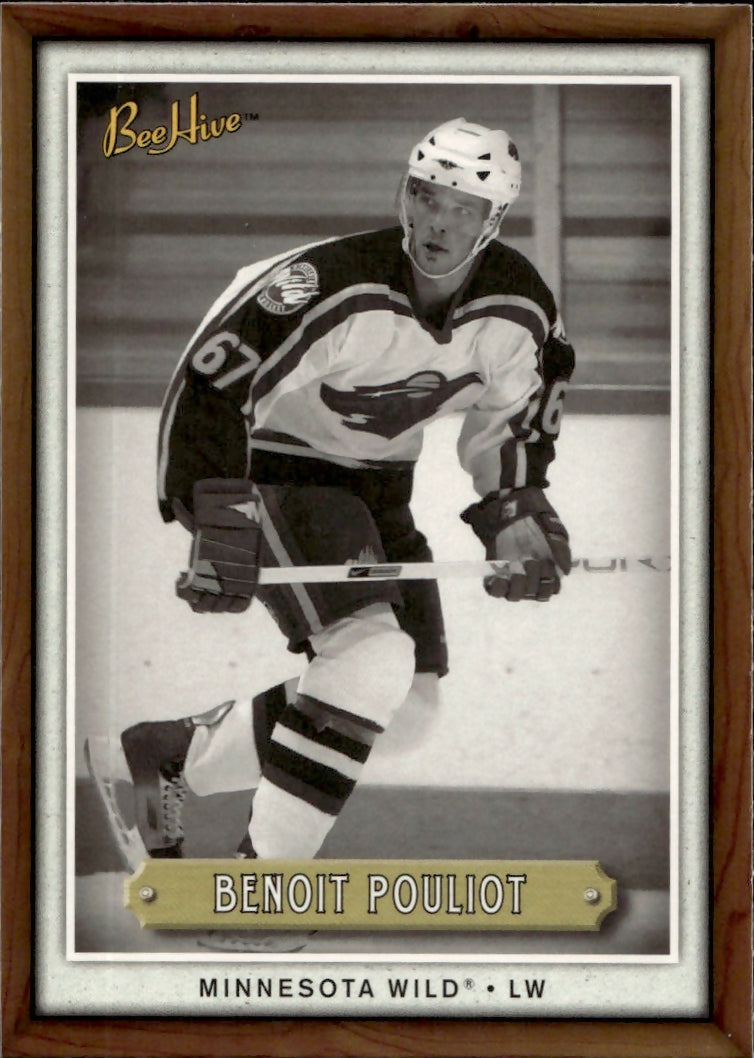 2006-07 Upper Deck - Bee Hive Hockey - Base #128 Benoit Pouliot - Minnesota Wild - A