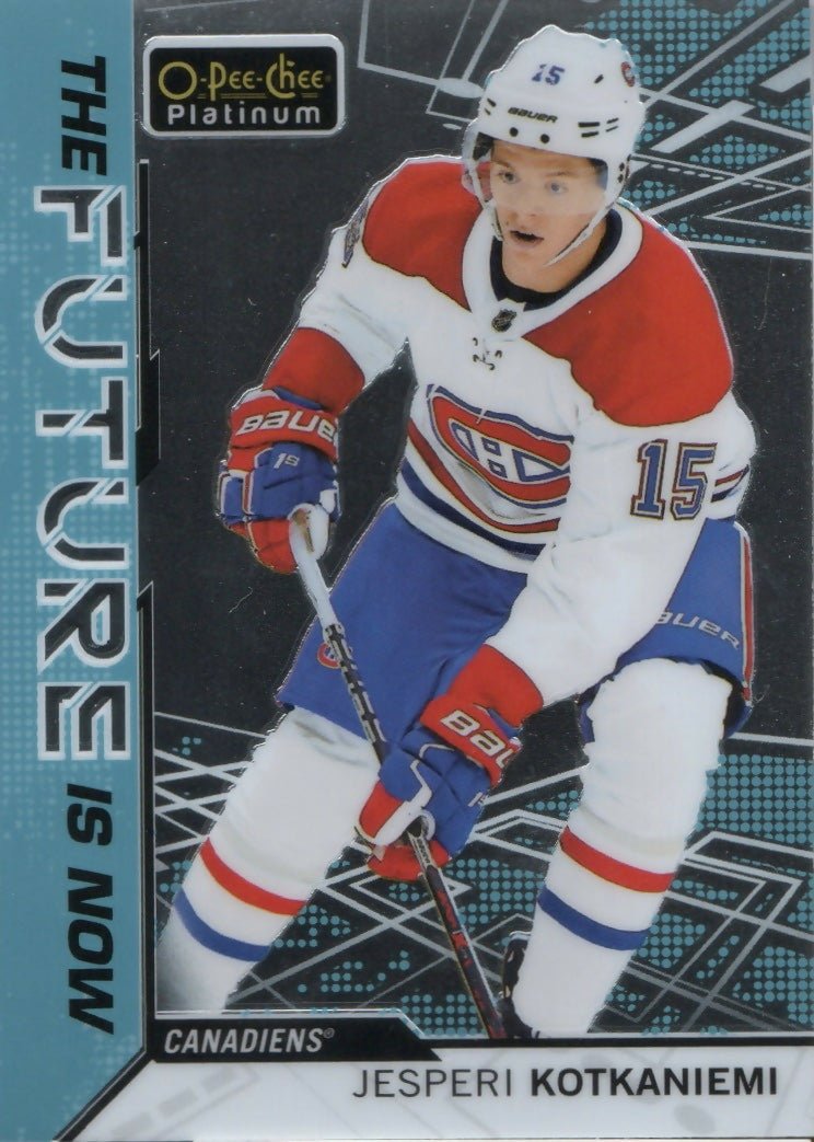 2018-19 O-Pee-Chee Platinum Hockey - The Future Is Now #FN-14 Jesperi Kotkaniemi - Montreal Canadiens