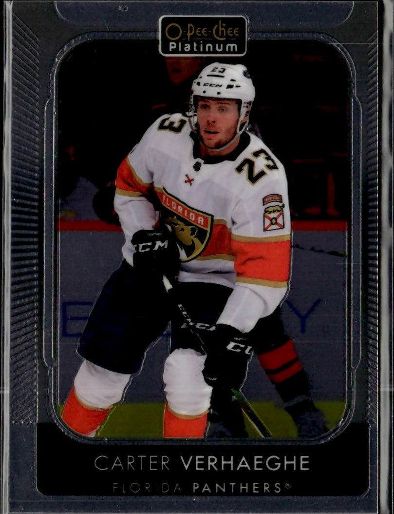 2021-22 Upper Deck O-Pee-Chee Platinum Hockey - Base #94 Carter Verhaeghe - Florida Panthers - A