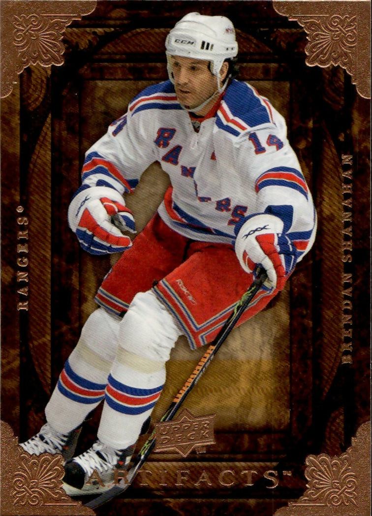 2009-09 Upper Deck Artifacts  - Base #36 Brendan Shanahan - New York Rangers - A