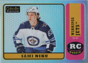 2018-19 O-Pee-Chee Platinum Hockey - Retro Rookie - Rainbow #R-94 Sami Niku - Winnipeg Jets