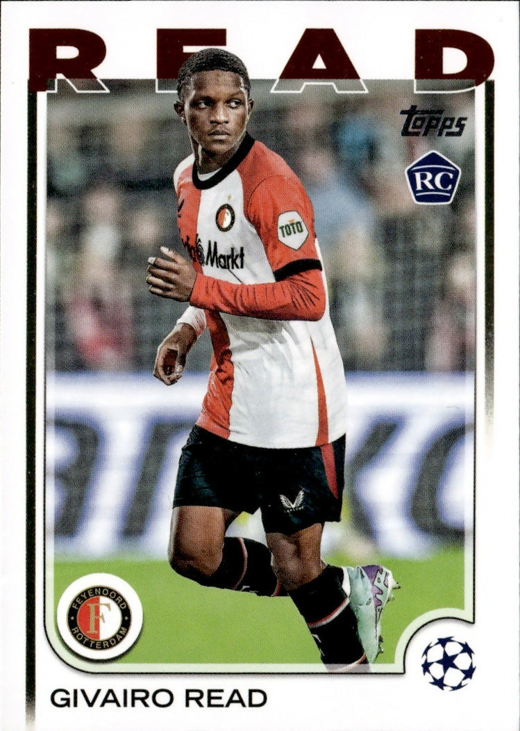 2024-25 Topps UEFA Club Competitions - Base #138 Givairo Read - Feyenoord - A