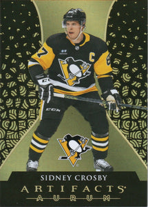 2023-24 Upper Deck Artifacts Hockey - Aurum #A-6 Sidney Crosby - Pittsburgh Penguins