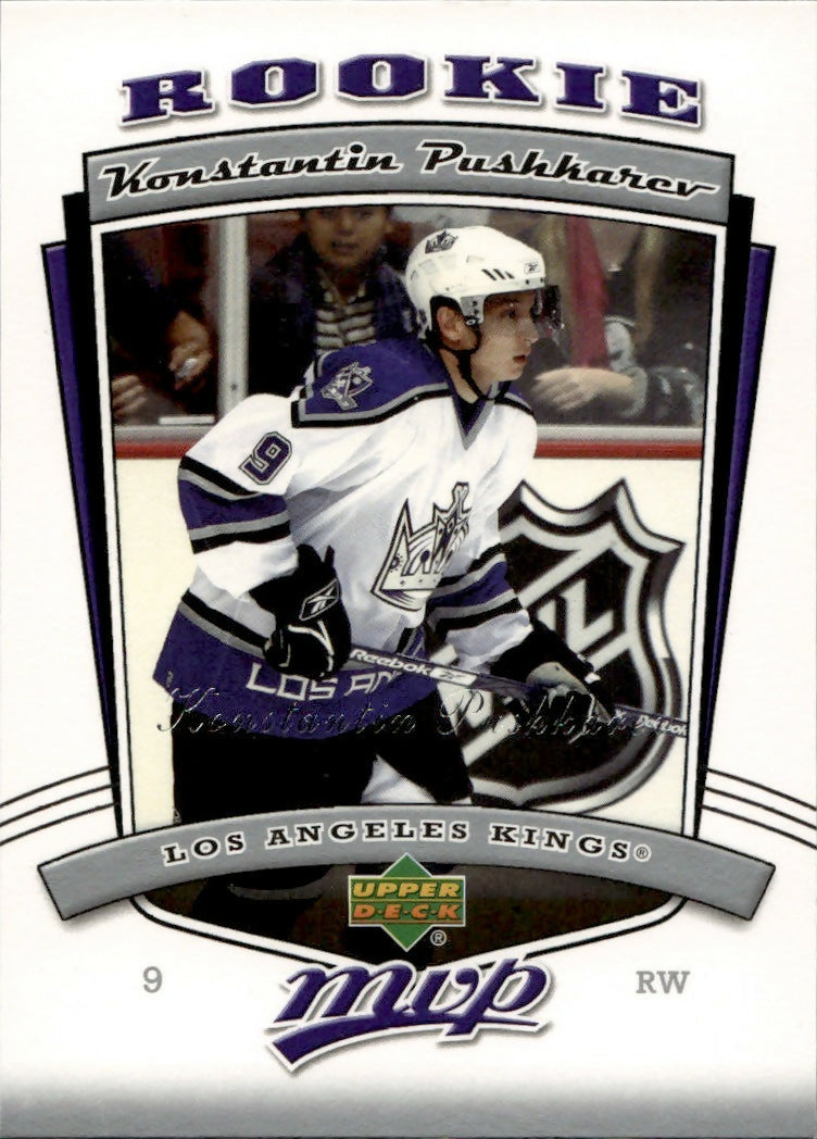 2006-07 Upper Deck MVP Hockey - Base #342 Konstantin Pushkarer - Los Angeles Kings - A