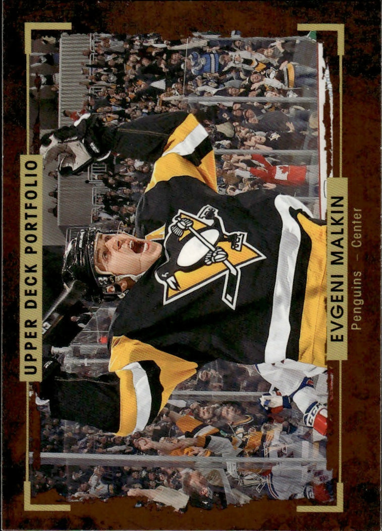 2015-16 Upper Deck Portfolio Hockey - Base #134 Evgeni Malkin - Pittsburgh Penguins