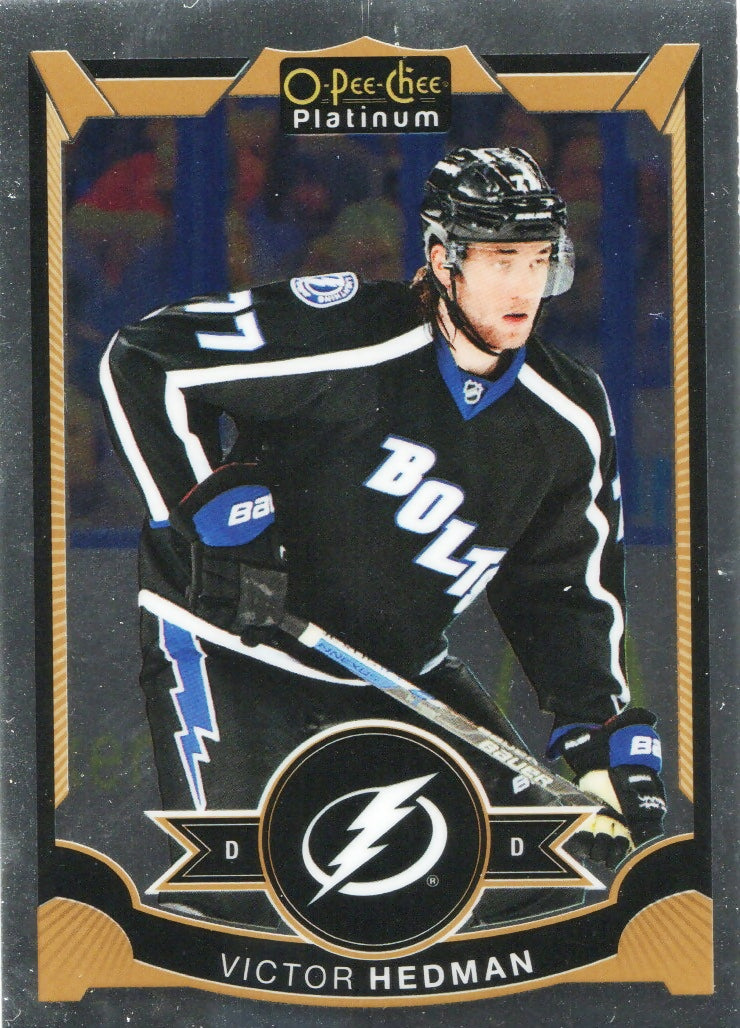 2015-16 Upper Deck O-Pee-Chee Platinum Hockey - Base #66 Victor Hedman - Tampa Bay Lightning