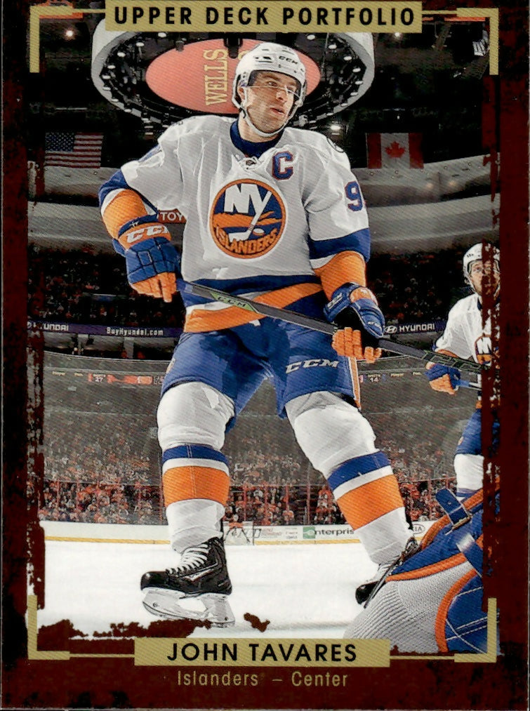 2015-16 Upper Deck Portfolio Hockey - Base #90 John Tavares - New York Islanders