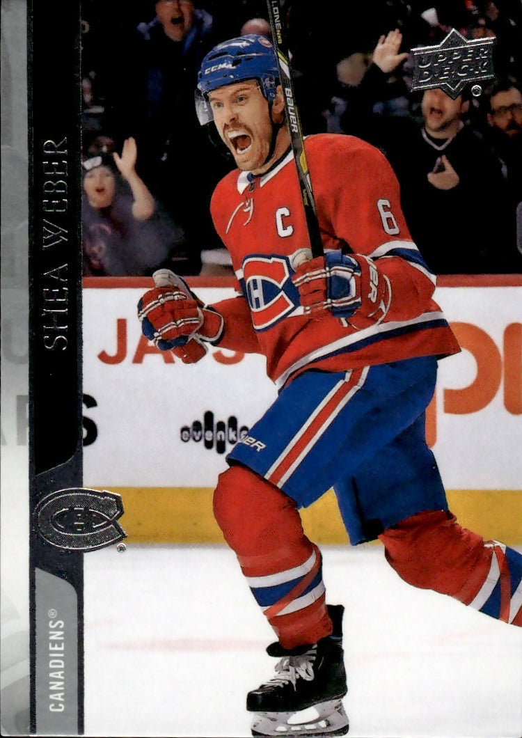 2020-21 Upper Deck Series 1 Hockey #101 Shea Weber - Montreal Canadiens