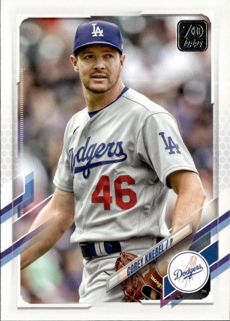 2021 Topps Update #US225 Corey Knebel Los Angeles Dodgers