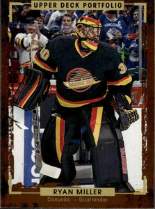 2015-16 Upper Deck Portfolio Hockey - Base #153 Ryan Miller - Vancouver Canucks