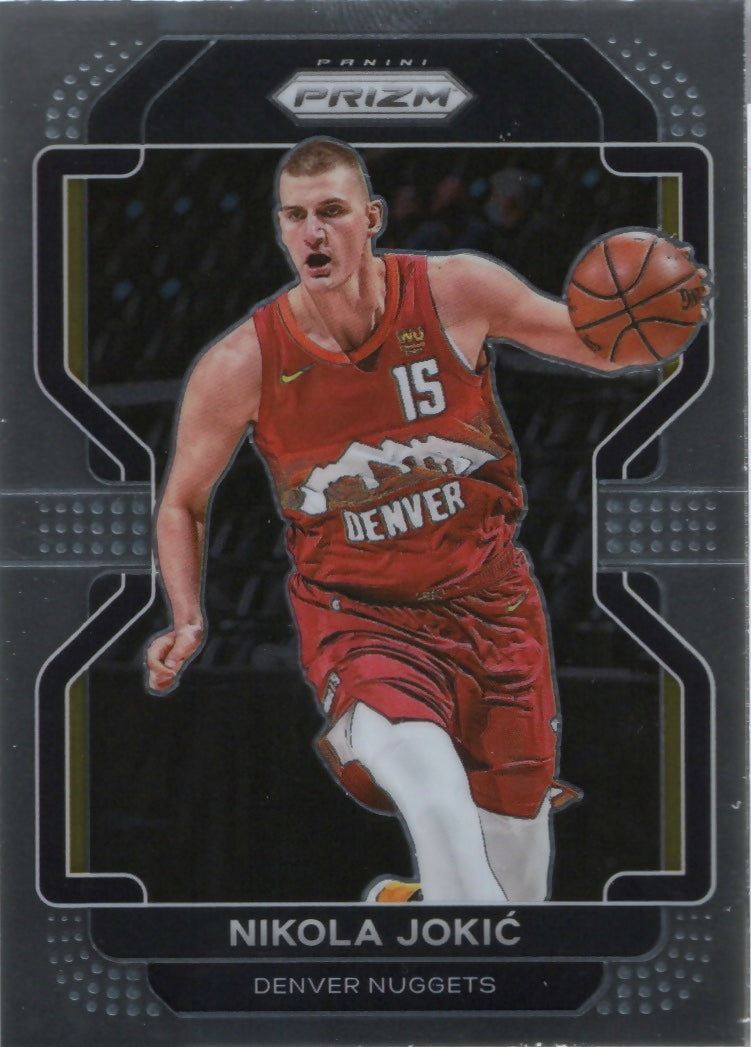 2021-22 Panini Prizm Basketball - Base # 32 Nikola Jokic - Denver Nuggets