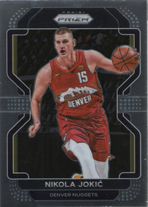 2021-22 Panini Prizm Basketball - Base # 32 Nikola Jokic - Denver Nuggets