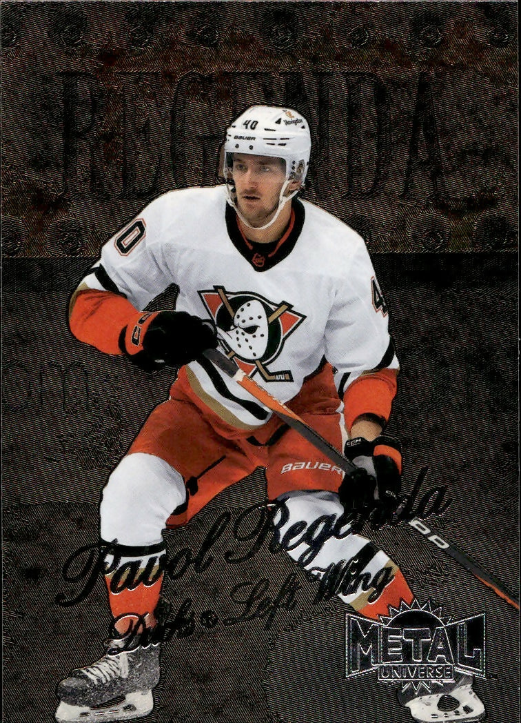 2022-23 Upper Deck Skybox Metal Universe - 1998-99 Retro Rookies #R-22 Pavol Regenda - Anaheim Ducks - A