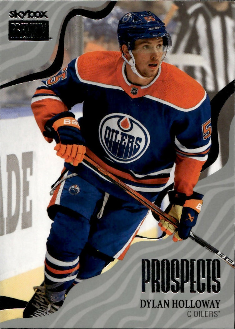 2022-23 Upper Deck Skybox Metal Universe - Prospects #PP-47 Dylan Holloway - Edmonton Oilers - A