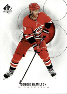 2020-21 Upper Deck Sp Authentic Hockey - Base #36 Dougie Hamilton - Carolina Hurricanes - A