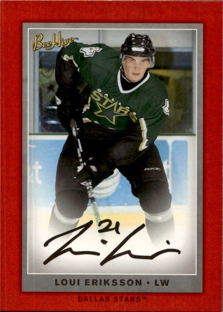 2006-07 Upper Deck - Bee Hive Hockey - Base - Red #116 Loui Eriksson - Dallas Stars - A